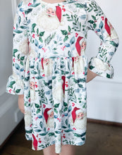 Load image into Gallery viewer, Vintage Santa Print Dress
