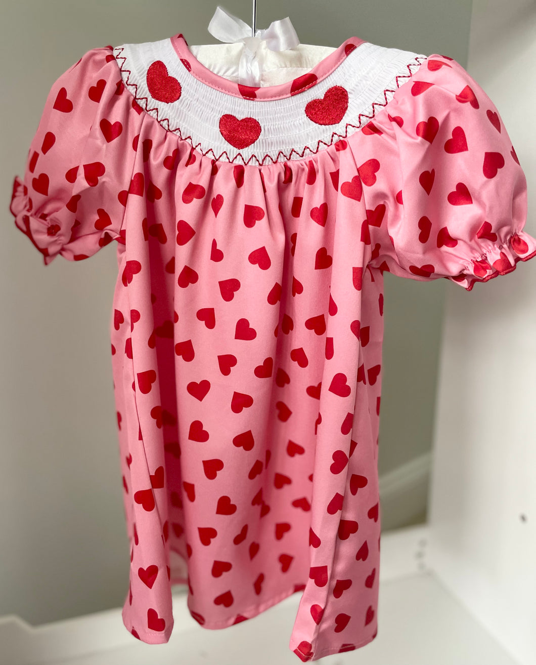 Smocked Heart Dress