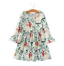 Load image into Gallery viewer, Vintage Santa Print Dress
